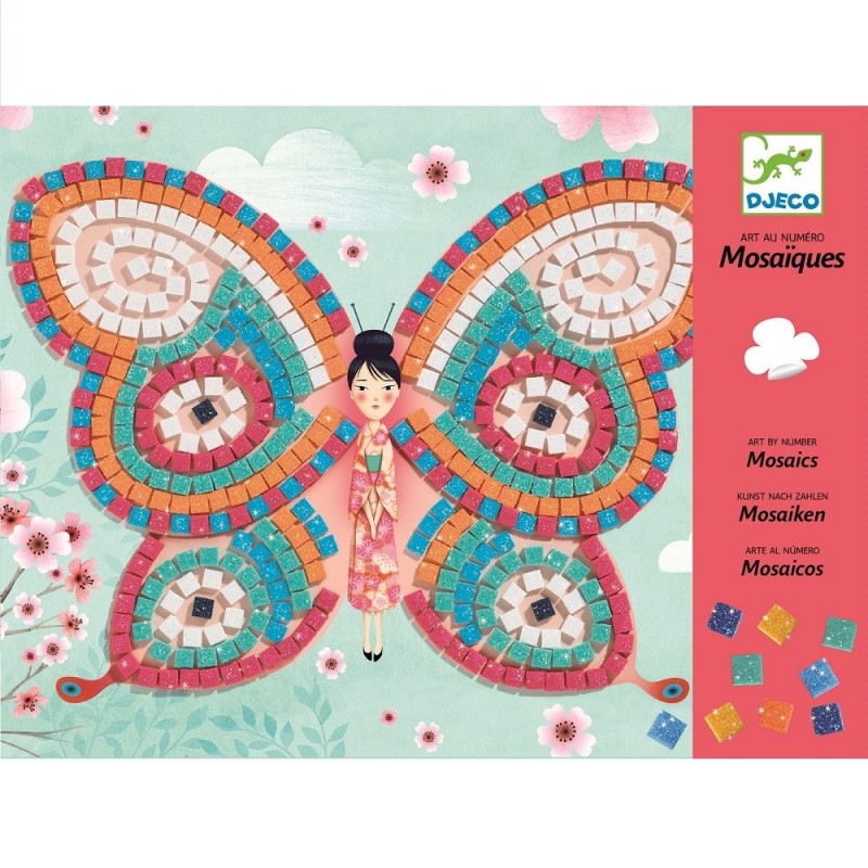 vloek Continu Voorafgaan Djeco knutselpakket mozaiek butterfly | Verwende Apen